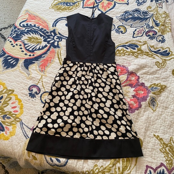 Anthropologie Leifnotes Notched Dots Dress | size 4 - Picture 3 of 8